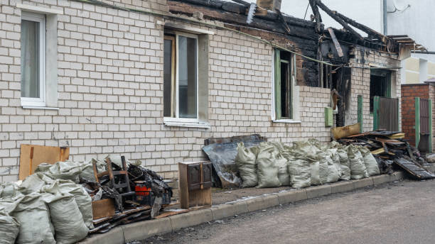 Professional Soot Cleanup technician working in Cypress, TX